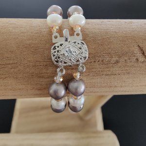Double Stranded Pearl Bracelet